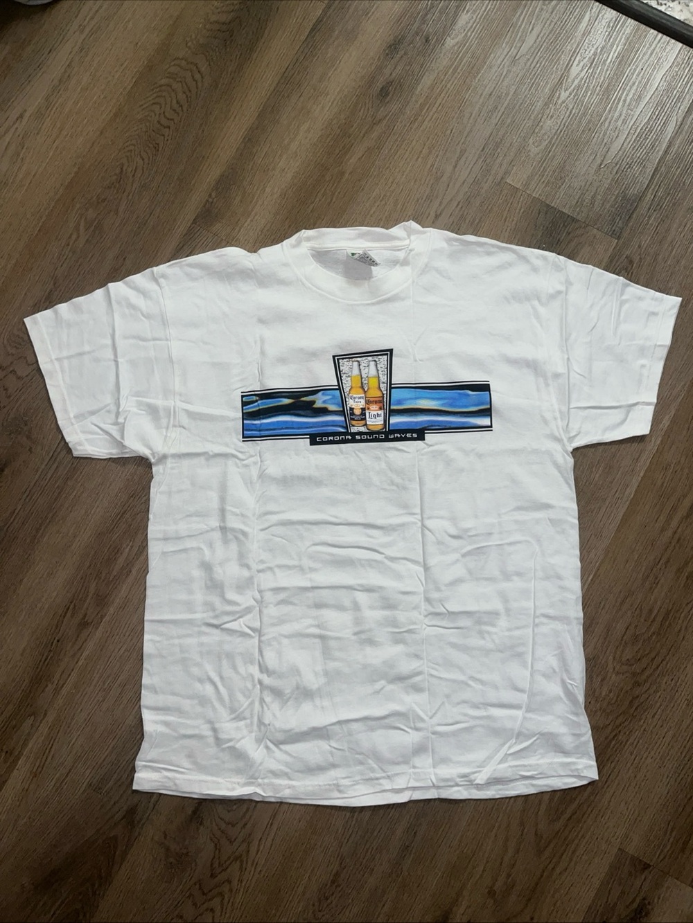 vintage Fruit of the Loom White Tee corona beer shirt